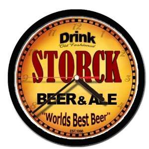  STORCK beer and ale cerveza wall clock 