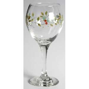 Pfaltzgraff Winterberry 10oz Glassware Goblet/Wine, Fine China 