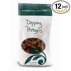 Stonewall Kitchen Dipping Pretzels, 6 Ounce Bags (Pack of 12)