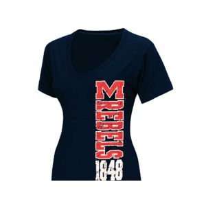  Mississippi Rebels NCAA Pants Jersey Vneck T Shirt Sports 