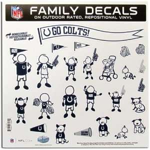   Indianapolis Colts NFL Family Car Decal Set (Large) 