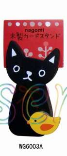 CAT Wooden Photo Card Holder,Home Decor,Kids,Party Favor Supply Bag 