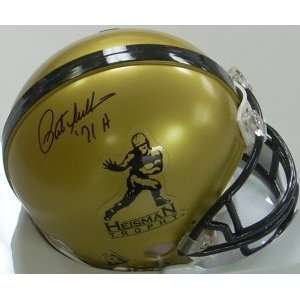 Pat Sullivan Heisman Gold Mini Helmet 71 H   Sports Memorabilia