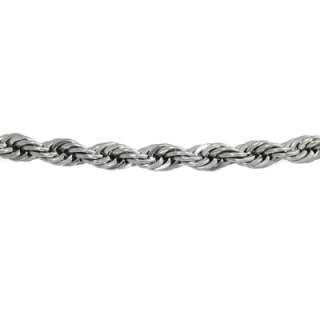   Men Stainless Steel 21 Rope Chain or 22 Bike Chain Necklace  