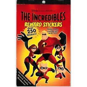   The Incredibles Stickers Disney Pixar Movie Reward 250 Toys & Games