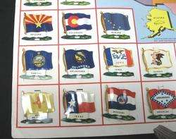rare advertising collection 49 state flags complete set  