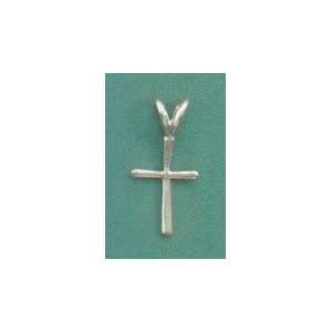    Sterling Silver Cross Pendant, 7/8 inch (incl bail) Jewelry