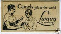 1920s Camel Cigarettes Advertising Blotter Tennis  