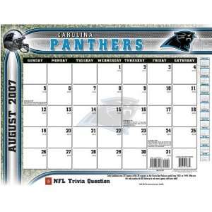  Carolina Panthers 2007   2008 22x17 Academic Desk Calendar 