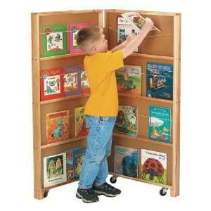  Mobile Library Bookcase   2 Sections