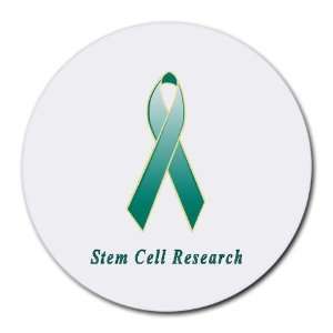  Stem Cell Research Awareness Ribbon Round Mouse Pad 