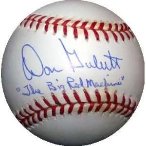  Don Gullett autographed Baseball inscribed Big Red Machine 