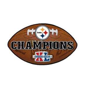 Wincraft NFL Pittsburgh Steelers Super Bowl Champions Football Lapel 