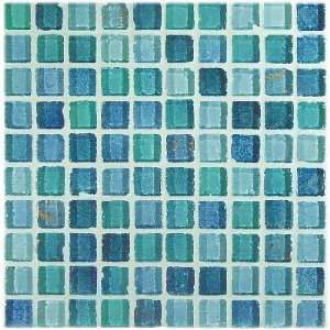  Casa Italia Fashion Mix Mosaic 1 x 1 Azzurro Ceramic Tile 