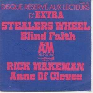   INCH (7 VINYL 45) FRENCH A&M STEALERS WHEEL AND RICK WAKEMAN Music