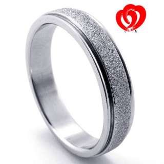 New Cool Women Men Silver Stainless Steel Ring Size7 11  