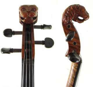 STAINER LION Scroll Violin #1045. Beautiful one piece back.  
