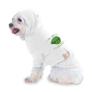   The Breakfast Of Champions Hooded T Shirt for Dog or Cat LARGE   WHITE