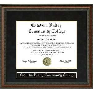  Catawba Valley Community College Diploma Frame Sports 