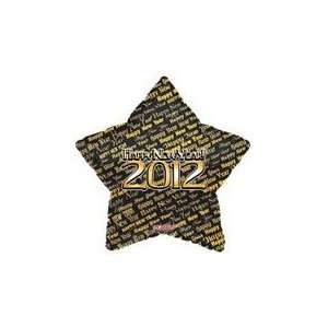   Happy New Years 2012 Star   Mylar Balloon Foil