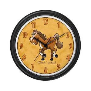  Goin Ridin Horse Wall Art Clock