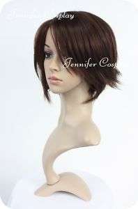 Final Fantasy Dissidia Squall cosplay wig costume FFW03  