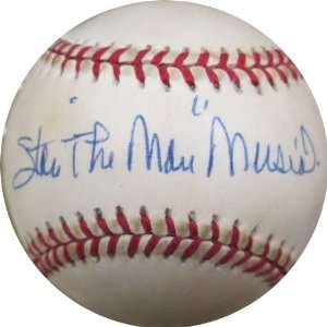  Stan Musial Autographed Baseball   with The Man 