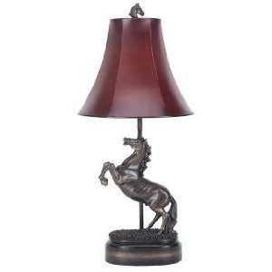  Stallion Horse Sculpture Table Lamp