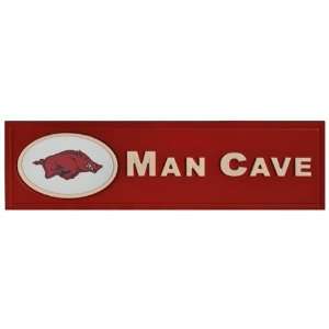    Arkansas Razorback Man Cave Wooden Bar Sign