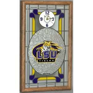 LSU Tigers Stained Glass Wall Clock