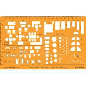  Metric 1100 Scale Architectural Drawing Template Stencil 