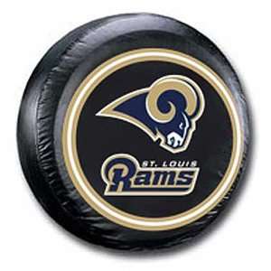 St. Louis Rams Tire Cover   Black
