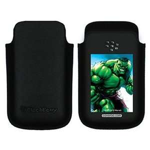  Hulk Pose on BlackBerry Leather Pocket Case  Players 
