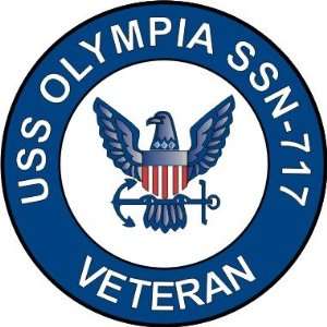  US Navy USS Olympia SSN 717 Ship Veteran Decal Sticker 3.8 