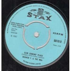   PLACE 7 INCH (7 VINYL 45) UK STAX 1967 BOOKER T AND THE MGS Music