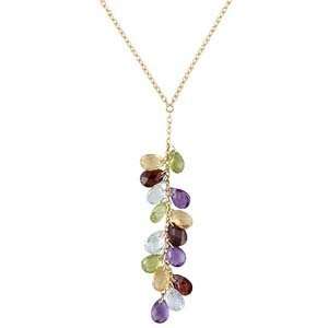   Stone Briolette Necklace (10.5.cts.tw.) Evyatar Rabbani Jewelry