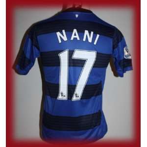  MANCHESTER UNITED AWAY NANI 17 (PORTUGAL) FOOTBALL SOCCER 