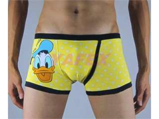 Mens Cartoon Donald Duck Underwear Boxer Lovely gd0  