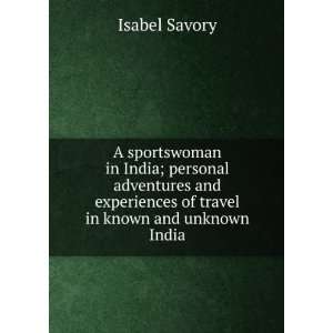  A sportswoman in India  personal adventures and 