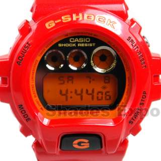 NEW Casio G Shock Watches DW 6900CB 4 RED ORANGE 79767444372  