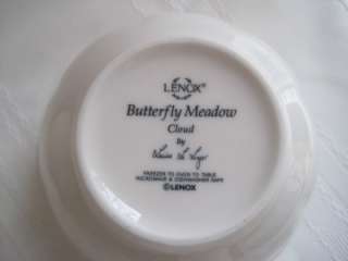 LENOX BUTTERFLY MEADOW CLOUD SET OF 4 RICE BOWLS   NEW WITH TAGS 