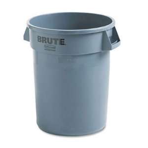 Rubbermaid Brute Refuse Plastic Round Container, 32 Gallon Capacity 