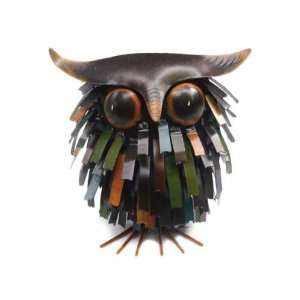  Spikey Owl Sculpture (Outside Ornaments) (Owl) Everything 