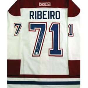 Mike Ribeiro Memorabilia Signed Montreal Canadiens Authentic Pro 