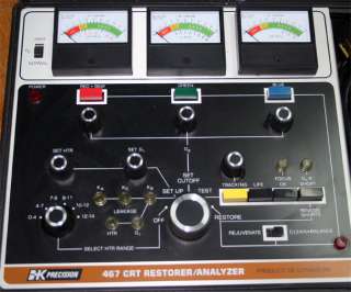 Model 467 Cathode Ray Tube Restorer Analyzer  