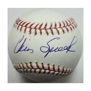  MLBPAA Chris Speier Autographed Baseball Sports 