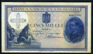 Romania 1940, 5000 Lei, P48, AUNC  