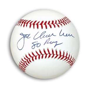  Joe Charboneau Autographed/Hand Signed Baseball Inscribed 