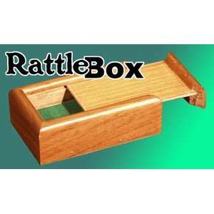  Rattle Box Wood Magic Coins Trick Vanish Close Up Easy 