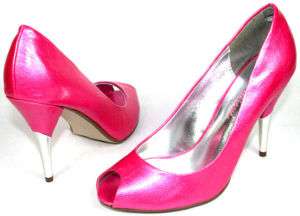 Pose Pink Peep Toe High Heel Pump Women Shoes 6.5 us  